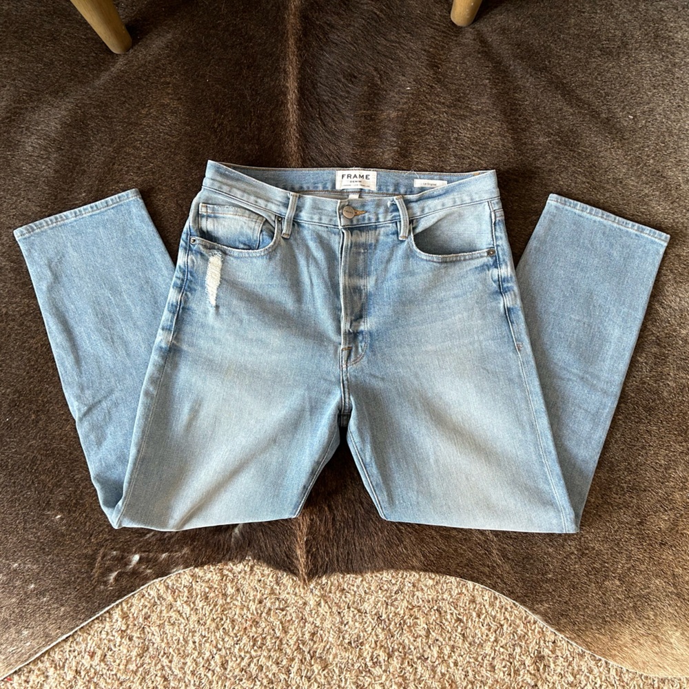 Frame Le Original Ankle Crop Jeans Denim - Picture 2 of 5